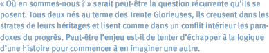 « Où en sommes-nous ?